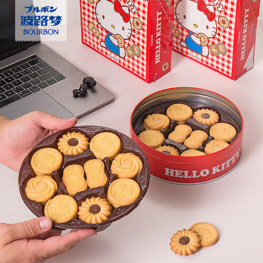 日本波路梦凯蒂猫什锦曲奇饼干礼盒326g 香浓酥脆好吃不腻 051223 商品图2