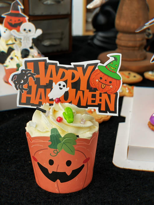 万圣节：主题杯子蛋糕，装饰随机搭配哦 商品图6