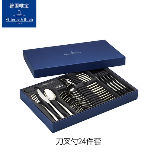 villeroyboch德国唯宝进口18-10不锈钢西餐刀叉勺套装家用皮尔蒙（套件） 商品图5