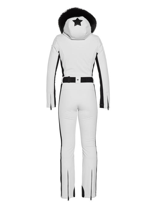 Goldbergh - Parry Jumpsuit Real Fur - white - 戈德堡 - 连体滑雪服 - 白色 商品图0