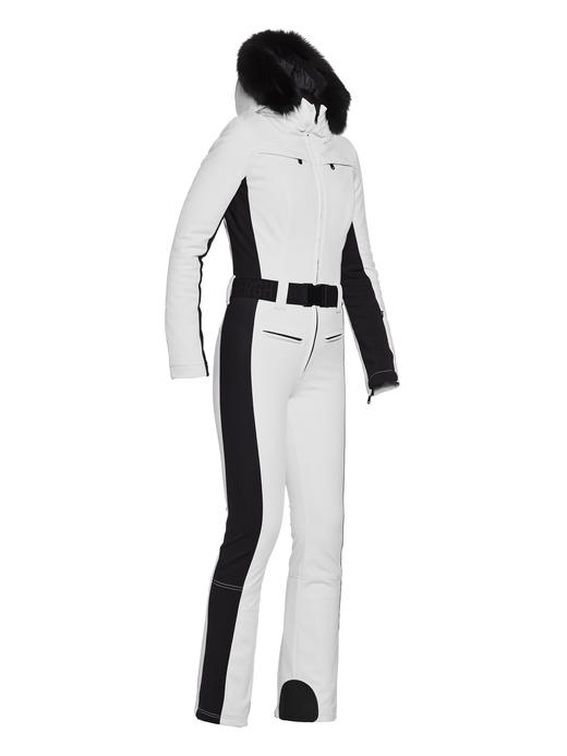 Goldbergh - Parry Jumpsuit Real Fur - white - 戈德堡 - 连体滑雪服 - 白色 商品图3