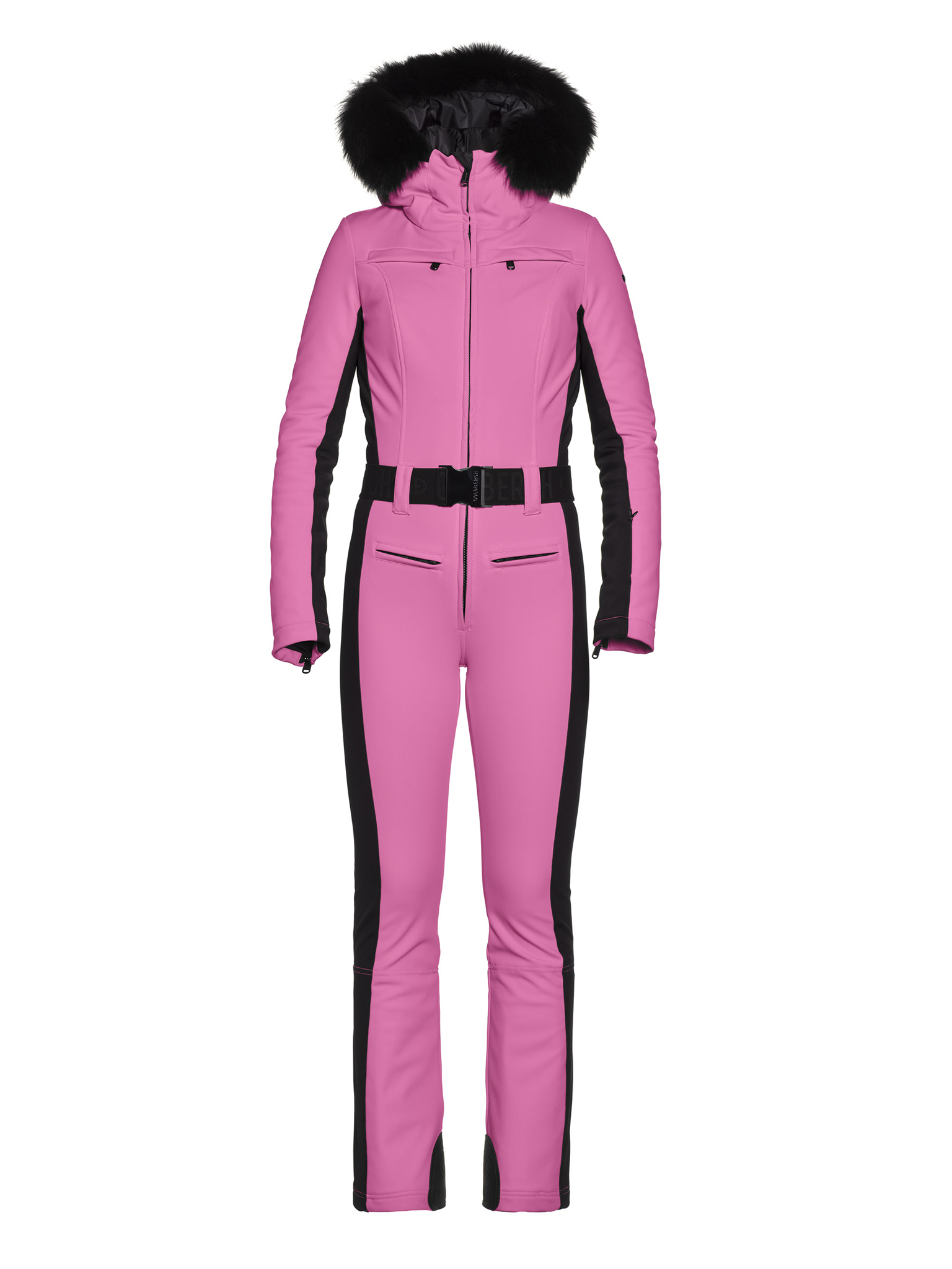 Goldbergh - Parry Jumpsuit Real Fur - pony pink - 戈德堡 - 连体滑雪服 - 深粉色