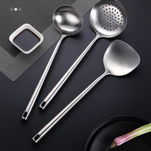 德国戴德 锈钢锅铲汤勺漏勺炒铲厨房炒勺家用厨具套装铁铲子 商品图3