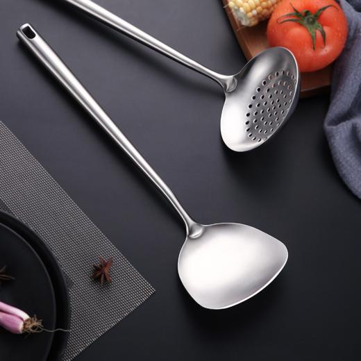 德国戴德 锈钢锅铲汤勺漏勺炒铲厨房炒勺家用厨具套装铁铲子 商品图5