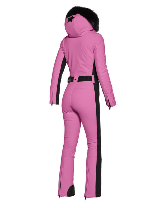 Goldbergh - Parry Jumpsuit Real Fur - pony pink - 戈德堡 - 连体滑雪服 - 深粉色 商品图1
