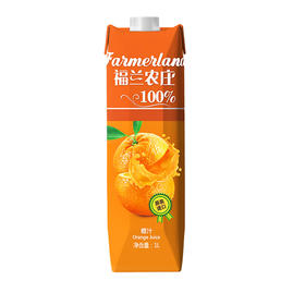 希腊进口福兰农庄100%橙汁1L