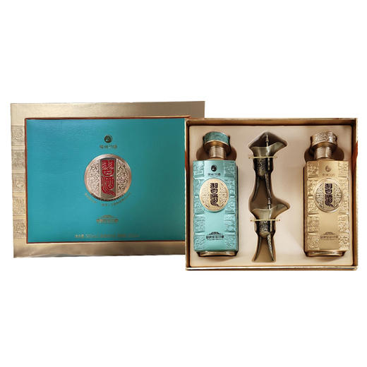 【清仓】习酒·玺品印象 53度酱香型白酒 500ML*2礼盒装 商品图0