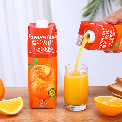 希腊进口福兰农庄100%橙汁1L 商品图1