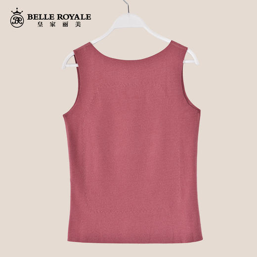 皇家丽美保暖背心女贴片无痕绒德防寒马甲打底衫内衣冬季BNM80020 商品图1