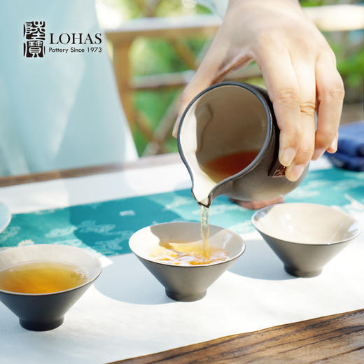 陆宝居山水茶礼禅风黑轻奢茶具套装礼盒装商务送礼陶瓷功夫茶具套组 商品图2