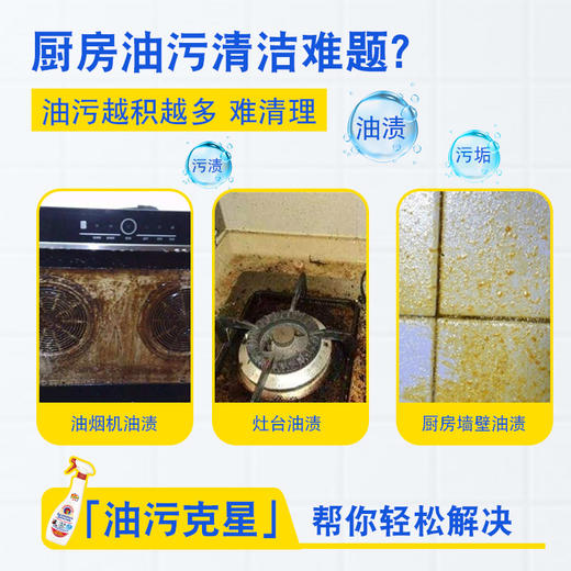 【中欧班列精选3瓶】意大利进口大公鸡管家经典款多能油污清洁剂 600ml/瓶 商品图4