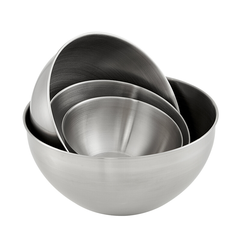 德国戴德18/10不锈钢盆套装加厚家用厨房多用盆打蛋和面盆洗菜盆汤盆