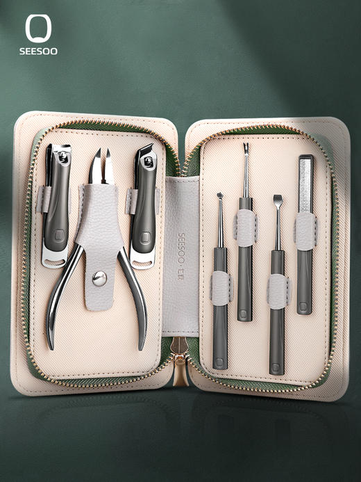 D-QS- Q1A377401前行者7件套 七素指甲刀 防飞溅剪指甲套装 商品图1