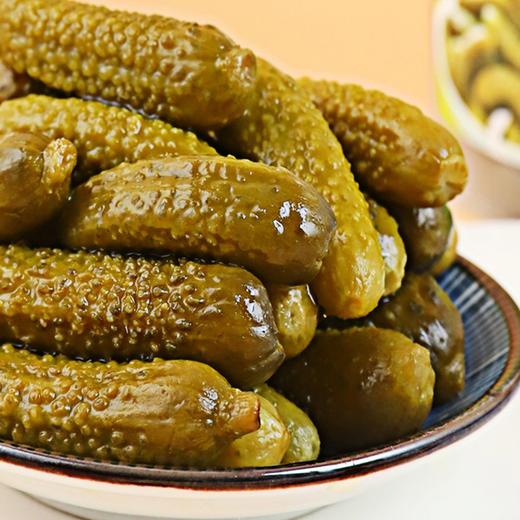 「鲜脆爽口下饭」海浪呱呱脆腌制荷兰小瓜/小黄瓜 180g/瓶 经典酱香味/酸甜味/鲜辣味 美味酱菜  商品图9