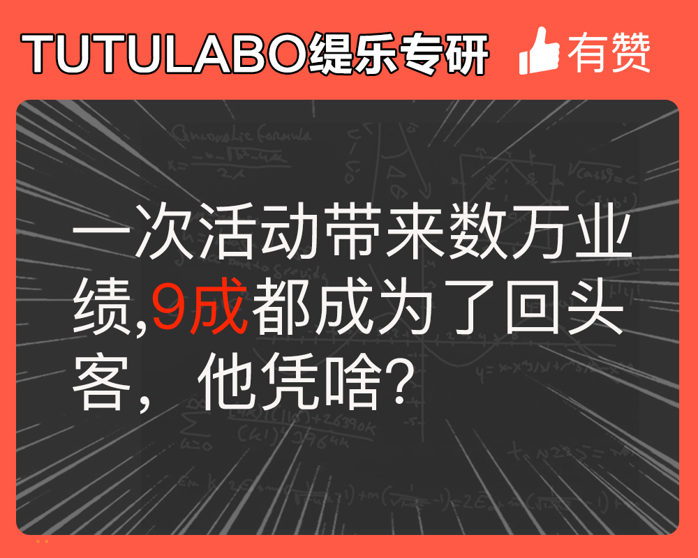 一次活動帶來數(shù)萬業(yè)績，9成都成為了回頭客，他憑啥？