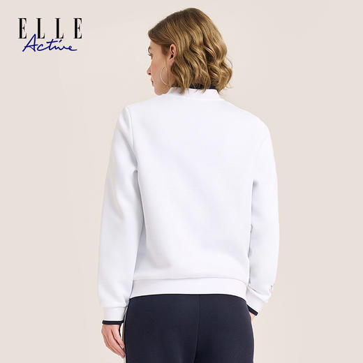 ELLE Active新款女士棒球服拉链短外套简约显瘦女装 商品图1