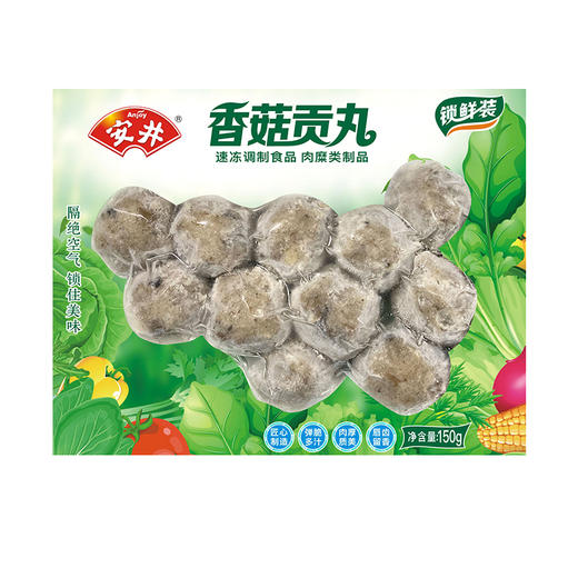 安井锁鲜装香菇贡丸150g/袋 商品图0