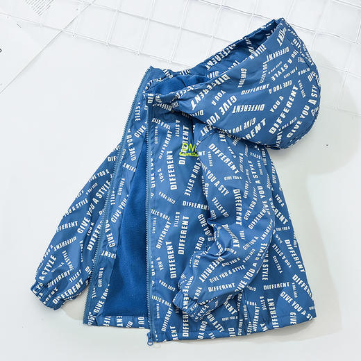 【69元抢加绒冲锋衣】加绒加厚儿童冲锋衣防水防风御寒保暖110-170码聚 商品图3