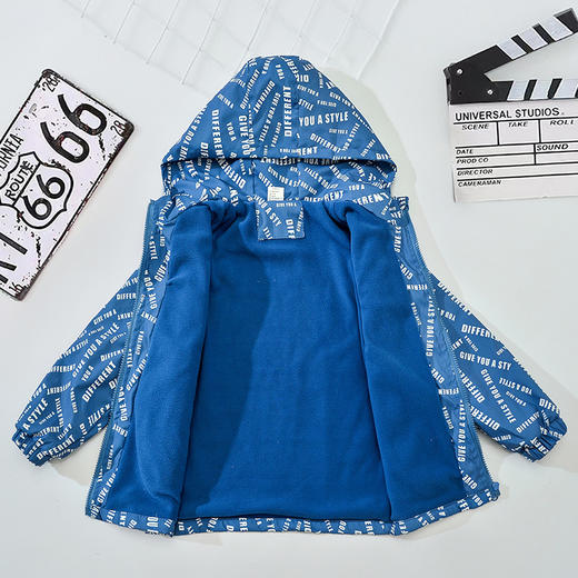 【69元抢加绒冲锋衣】加绒加厚儿童冲锋衣防水防风御寒保暖110-170码聚 商品图5