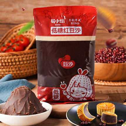 500g易小焙低糖纯红豆沙 商品图1