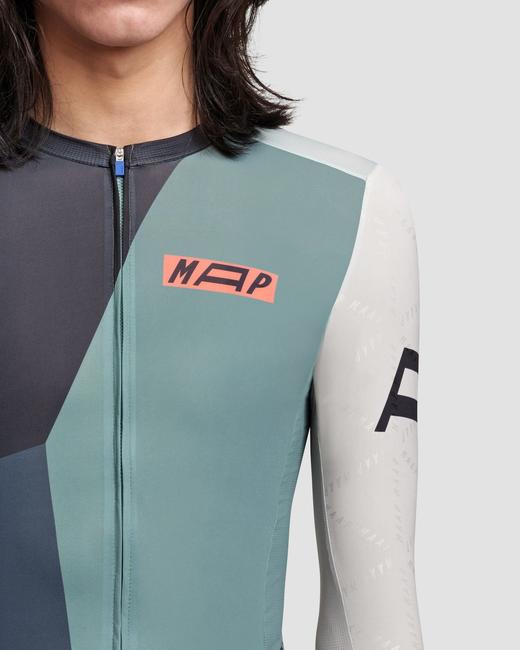 MAAP 男士 Form Pro Hex LS Jersey Black 长袖骑行服 商品图4