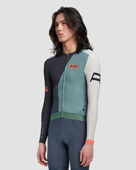 MAAP 男士 Form Pro Hex LS Jersey Black 长袖骑行服