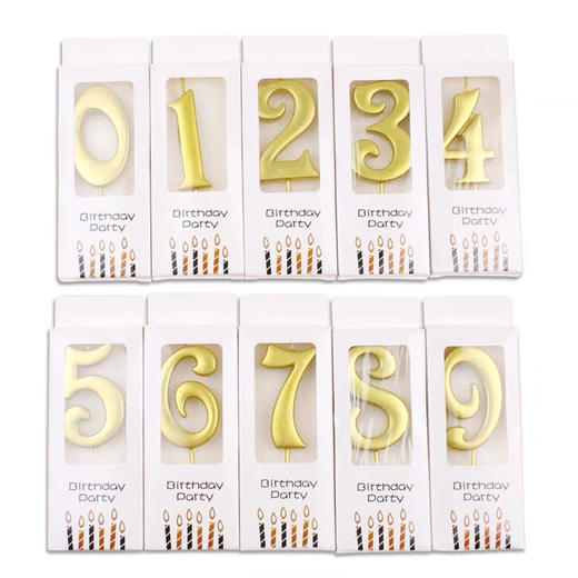 蛋糕周边配套：数字蜡烛 商品图3