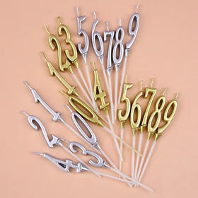 蛋糕周边配套：数字蜡烛