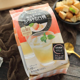 日本日东白桃味固体饮料95g（9.5g*10）桃味清香 甜而不腻 独立包装 024875