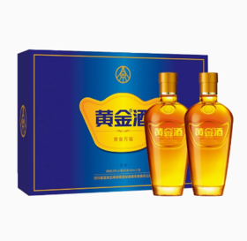 [白酒]黄金酒万福礼盒39度480ml*2瓶