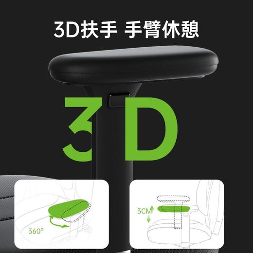 【经典版-皮革】米乔人体工学椅护脊电脑椅办公椅电竞椅书房家用椅子舒适靠背座椅 商品图5