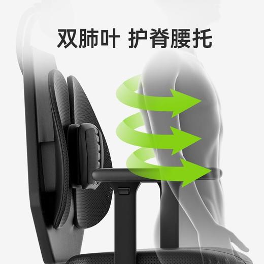 【经典版-皮革】米乔人体工学椅护脊电脑椅办公椅电竞椅书房家用椅子舒适靠背座椅 商品图3