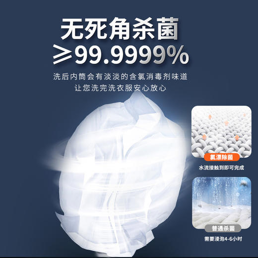 【免浸泡，1瓶用半年！】inwejia洗衣机槽清洗剂 无须浸泡即时清洗， 去污除垢杀jun率达99.9%， 滚筒波轮都可用 商品图10