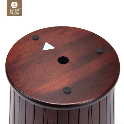 【样品特惠5折，仅1件，无货退款】祥福茶水桶储水桶竹制废水桶家用茶渣桶带盖【不支持补差，非质量问题不退不换】S 商品图4