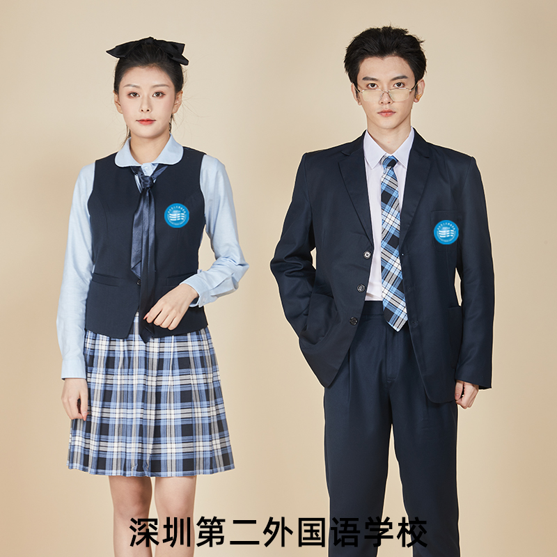 深圳第二外国语学校中学生冬季礼服