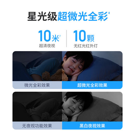 【专属】360 家用监控摄像头智能摄像机 3K云台版500万双频wifi超高清星光微光全彩双向通话母婴看护 云台8Max AI版 商品图2