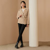 EITIE爱特爱冬季新款时尚简约气质毛呢外套系带羊毛大衣外套6814511 商品缩略图1