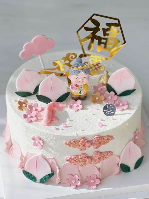 祝寿款 素雅仙桃 · 奶油蛋糕 商品图2
