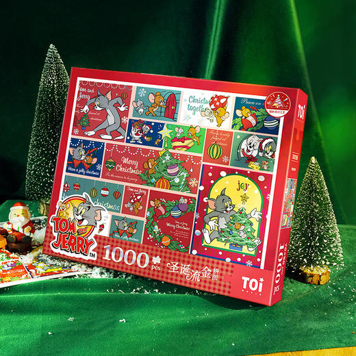 TOI图益-Tom and Jerry 1000片--《流金圣诞夜》 商品图1