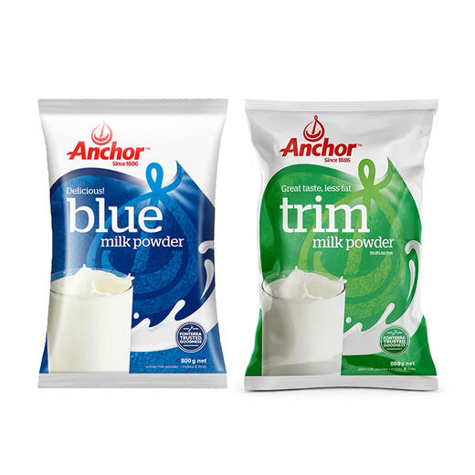 安佳全脂/脱脂奶粉800g 自然新鲜香浓一杯蕴含丰富营养 025471/025472 商品图0