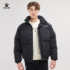 卡尔美 棉服男款冬季2022新款加厚保暖休闲黑色立领外套 商品缩略图1
