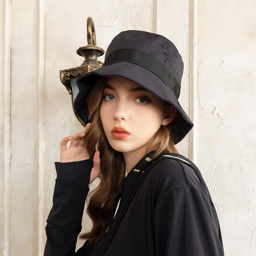 HOII/后益 Hosea时尚织带圆筒防晒帽[福利品] 商品图3