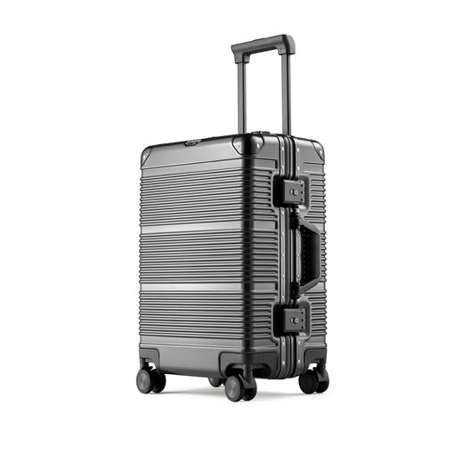 银座PC铝框旅行箱飞机轮20/24/29寸商务登机箱密码锁拉杆箱男女6618K 商品图2