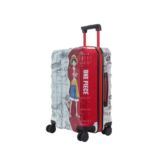 ONE PIECE 航海王海贼王正版时尚潮品拉杆箱行李箱密码箱A-9827L红色地图路飞20/24/28 商品图0
