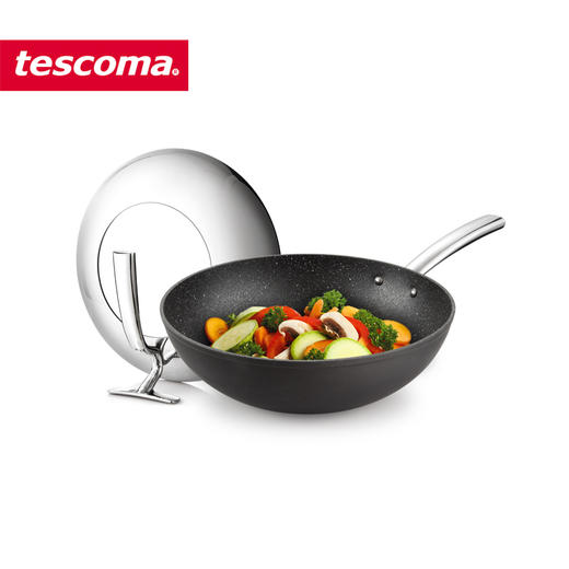 捷克进口/tescoma PRESIDENT系列 石面不粘炒锅30cm/32/炒锅家用可用电磁炉 商品图9