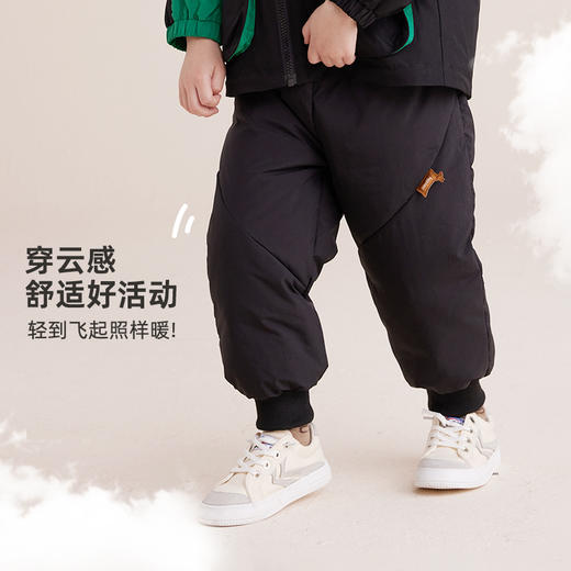 fx-咕噜日记快乐小狗徽标羽绒裤PDK2218 商品图5