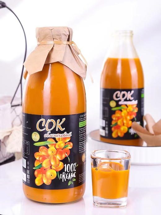 米洛格沙棘原浆750ml 商品图2