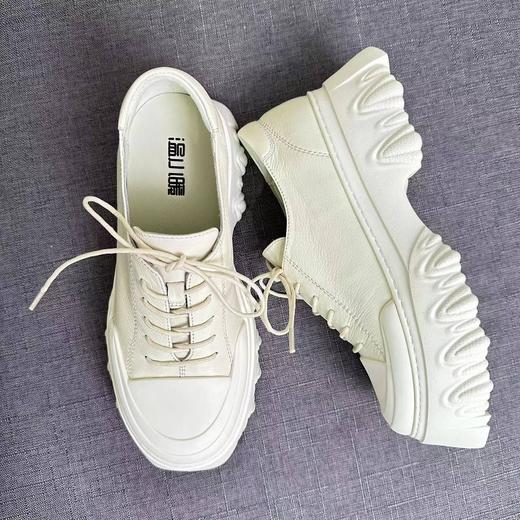 【抖音专属】厚底百搭休闲鞋（CT221211-米白色 商品图3