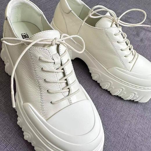【抖音专属】厚底百搭休闲鞋（CT221211-米白色 商品图2