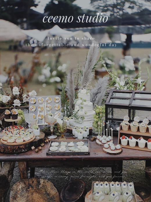 森系 婚礼甜品台 商品图0